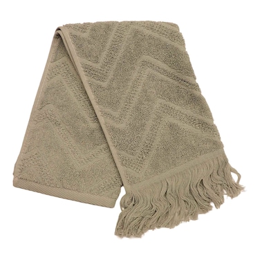 UNT-HAND TOWEL ZIGZAG JAQ30*50L.GRA