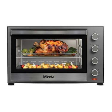 فرن كهربائي مينتا - 48 لتر - 2000 واط - فضي - OV301038A
