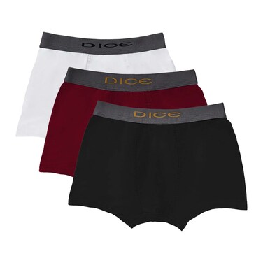 DICE BOYS BOXER P*3 6-16Y