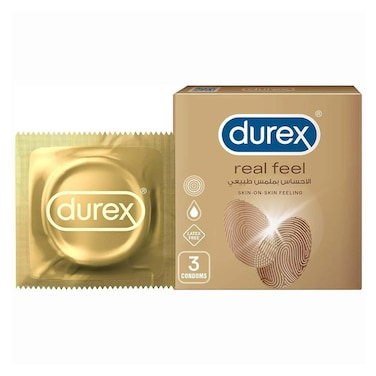 Durex Real Feel Condoms - Pack of 3