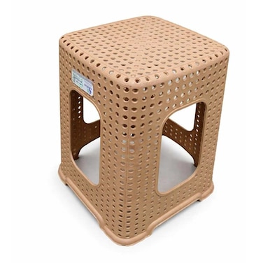 Plastic Stool Tato'et Sukar - 1 Piece - Beige
