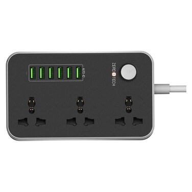 ZEROTECH POWER STRIP-3AC 6USB-36CH