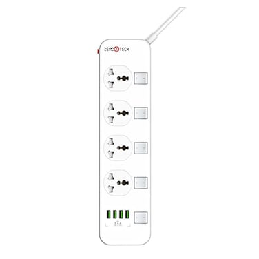 ZEROTECH POWER STRIP4AC 4USB-44CH