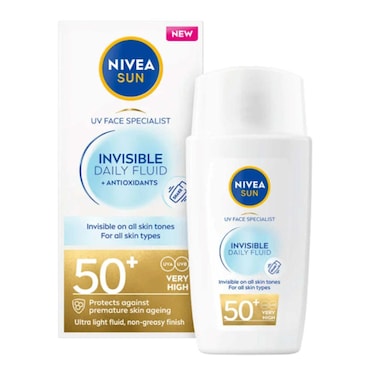 Nivea Invisible Daily Fluid Sunscreen SPF 50+ - 40 ml