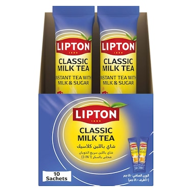 Lipton Classic 3 in 1 Milk Tea - 18 gm - 10 Sachets