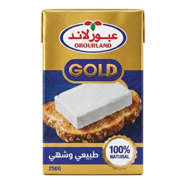 جبنة أبيض طبيعي عبور لاند جولد - 250 جرام