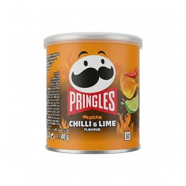 Pringles Mexican Chilli and Lime Potato Chips - 40 gm