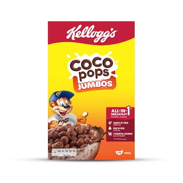 Kellogg's Coco Pops Jumbos Cereal - 480 gm