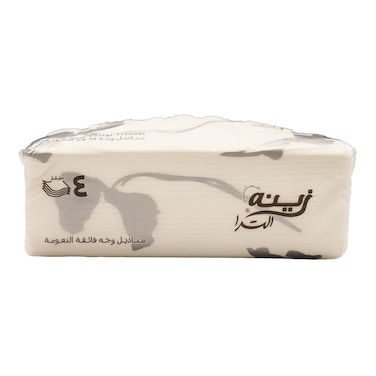 مناديل زينه الترا للوجه - 4 طبقات - 480 منديل