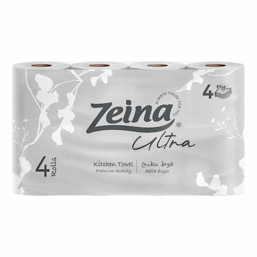 Zeina Ultra Kitchen Towels - 4-ply - 4 Rolls