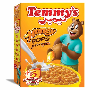 Temmy's Honey Pops Cereal - 300gm