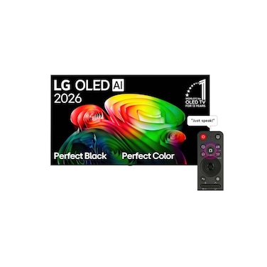 LG 55-Inch OLED AI Smart TV, 4K UHD, Webos, &Alpha;8 AI Processor Gen3, Dolby Vision &amp; Dolby Atmos, 144Hz, Built-In Wi-Fi Oled55B66la Black