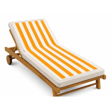MH BEACH TOWEL STRIPED100*200 ORANG