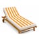 MH BEACH TOWEL STRIPED100*200 ORANG