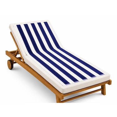 MH BEACH TOWEL STRIPED100*200 BLUE