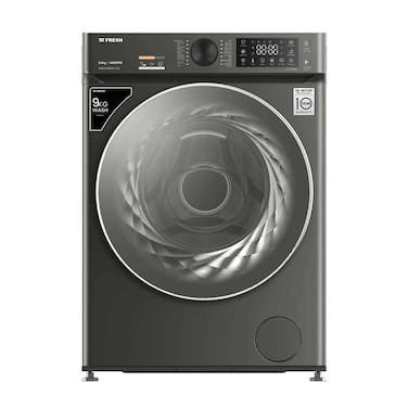 Fresh Front Loading Inverter Washing Machine - 9KG - Grey - W9DD1455G1