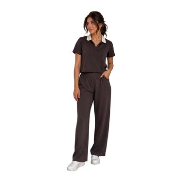 SS26 LC WOMEN PANT JCRD W.L BROWN