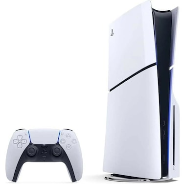 Sony PlayStation 5 Slim Disc Console - 1TB - White