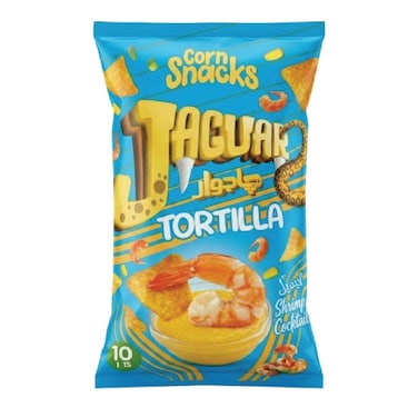 Jaguar Shrimp Cocktail Tortilla Chips - 57 gm