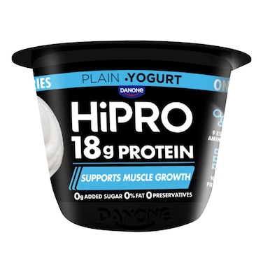 Danone Hipro Plain Greek Yogurt - 200 gram