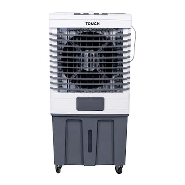 Touch Air Cooler 65 Liters 3 Speeds - White Dark Grey - 40180