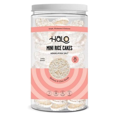 Halo Himalayan Salt Mini Rice Cake - 50 Pieces