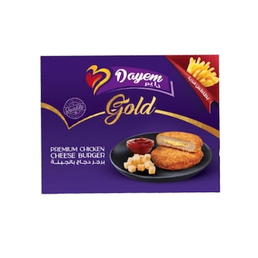 Dayem Gold Chicken Cheese Burger - 400 gm