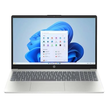 HP 15-FD2036NE Laptop - Intel Core i5-225U - 512GB SSD 8GB RAM - 15.6-Inch FHD - Shared Intel Graphics - Windows 11 Home - Natural Silver