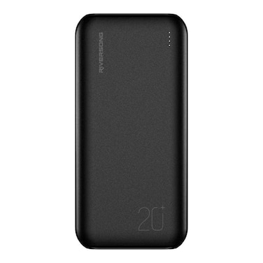Riversong Vision 20SE Pro Wired Power Bank - 20000 mAh 3 Ports - Black - PB84