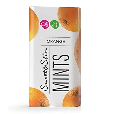 Sweet &amp; Slim Sugar Free Mints with Orange Flavor - 32 gram