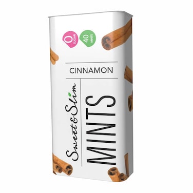 Sweet &amp; Slim Sugar Free Mints with Cinnamon Flavor - 32 gram