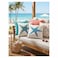 NAG-CUSHION COVER45*45BLUE STARFISH