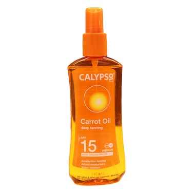 Calypso Carrot Oil Spray with Tan Enhancer SPF15 - 200ml