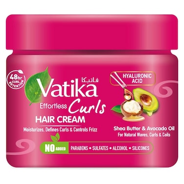 Vatika Naturals Curls Hair Cream - 250 gm