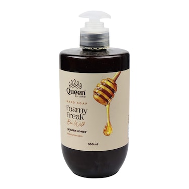 Queen Hand Soap Foamy Golden Honey - 500ml