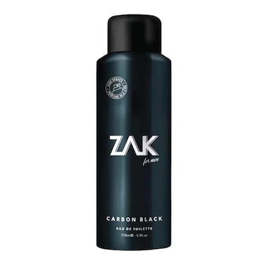 Zac Mens Carbon Black Spray Eau De Toilette - 175ml