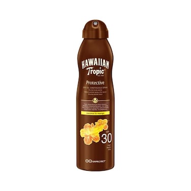 Hawaiian Tropic Protective Dry Oil Spray SPF30 - Coconut &amp; Mango - 180 ml