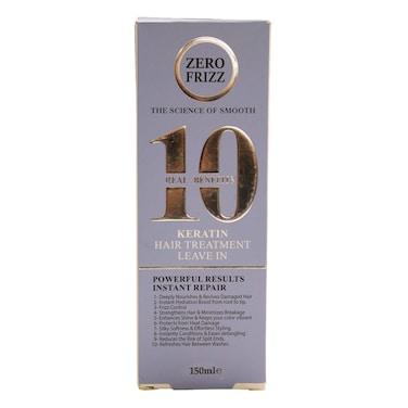 Zero Frizz Keratin Hair Treatment Leave In - 150 ml