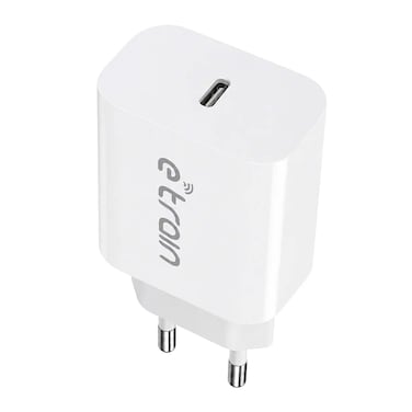 E-Train GaN Type-C Wall Charger - 3A 45W - White - MP541