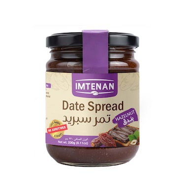 Imtenan Date Spread with Hazelnut - 230 gm