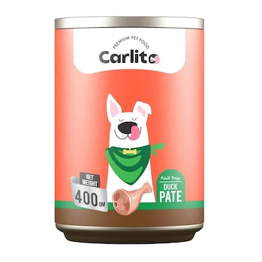 Carlito Adult Dog Wet Food - Duck Pate - 400 gm