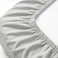 Sofia Fitted Bed Sheet Set - 160 Cm - Silver