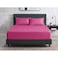 Sofia Fitted Bed Sheet Set - 160 Cm - Fuchsia
