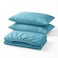 Sofia Fitted Bed Sheet Set - 160 Cm - Petrol