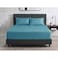 Sofia Fitted Bed Sheet Set - 160 Cm - Petrol
