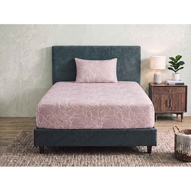 Sofia Fitted Single Bed Sheet Set - Rose - 120 cm - No. 2