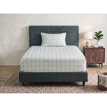 Sofia Fitted Single Bed Sheet Set - Silver - 120 cm - No. 5
