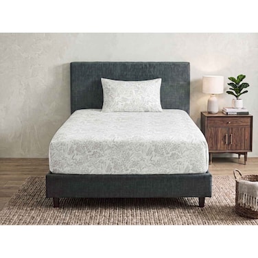 Sofia Fitted Single Bed Sheet Set - Greige - 120 cm - No. 7