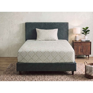 Sofia Fitted Single Bed Sheet Set - Beige - 120 cm - No. 10