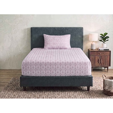 Sofia Fitted Single Bed Sheet Set - Rose - 120 cm - No. 26